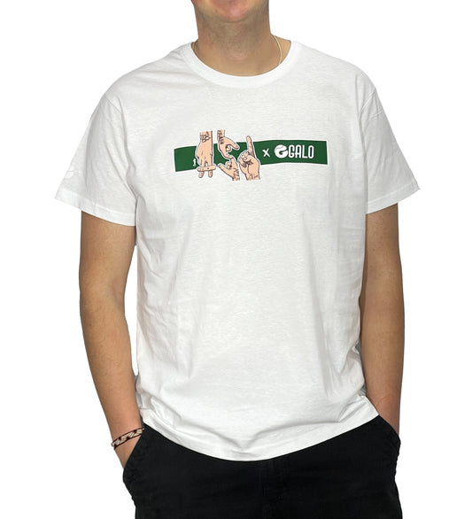 Polera Galo Blanca - ASI X CEAFLIP