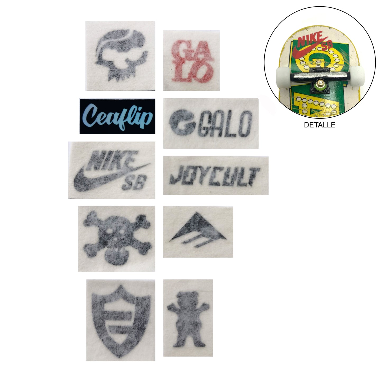 Set Mini Stickers Galo