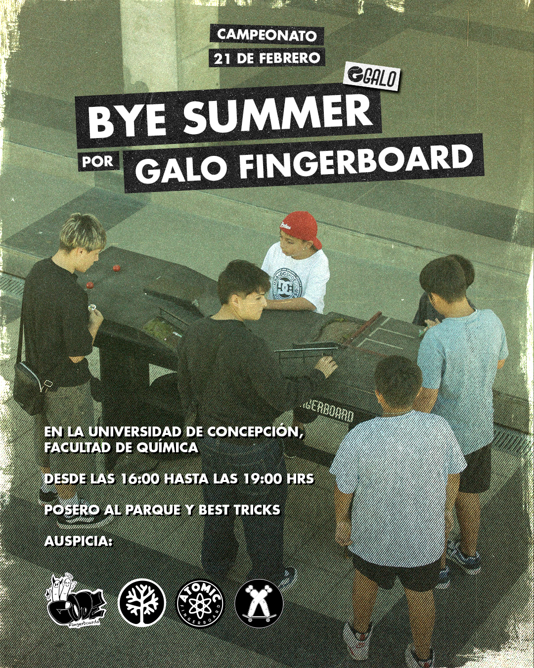 Campeonato de Fingerboard 2026 en el Foro UdeC: El Gran Cierre de Verano en Concepción
