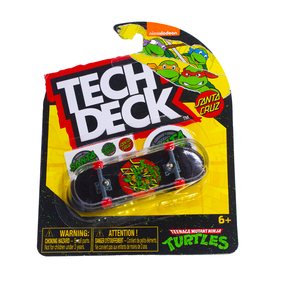Tech Deck Santa Cruz Teenage Mutant Ninja Turtles TMNT fingerboard 96mm edición especial