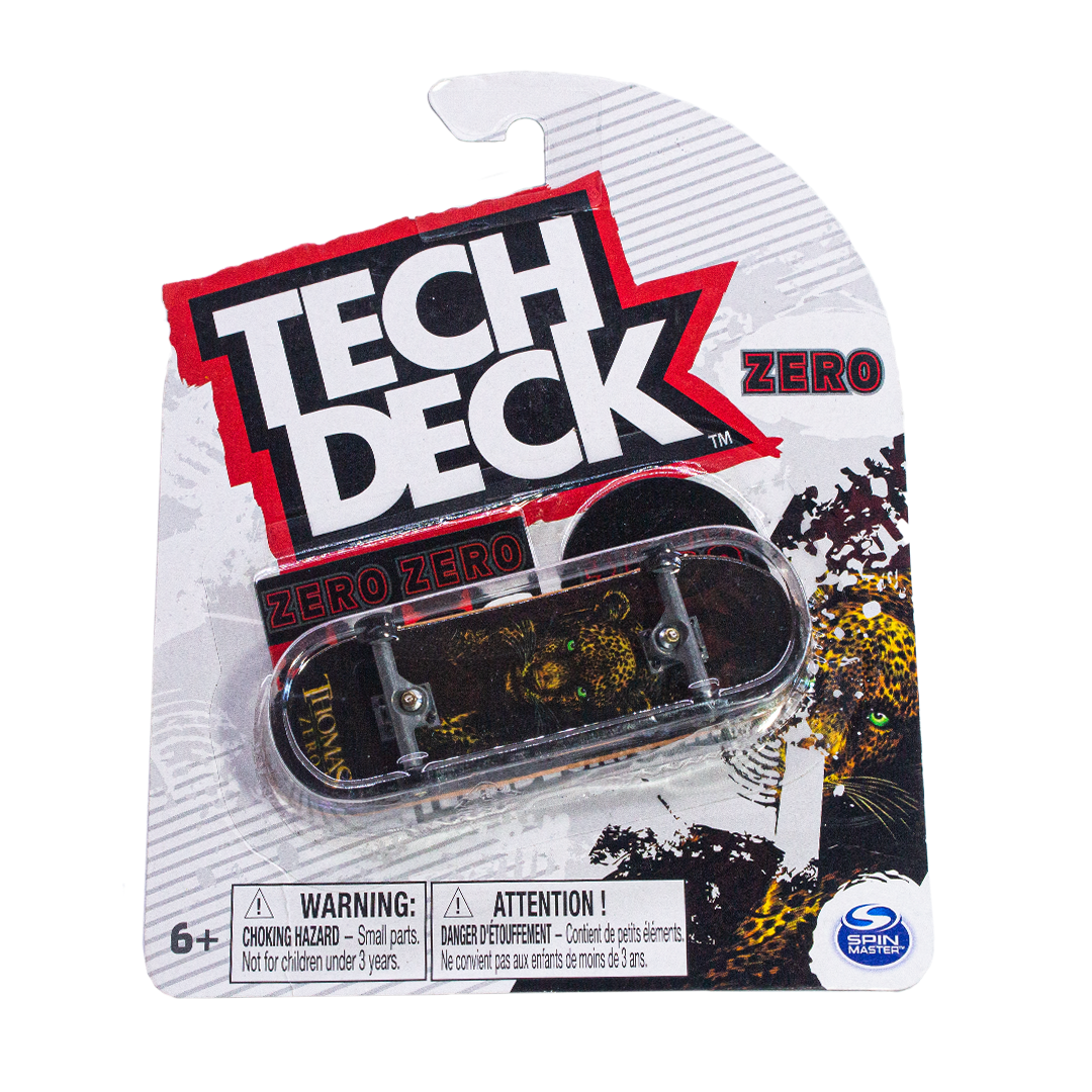 Tech Deck Zero Jamie Thomas leopard fingerboard 96mm trucks metal gráficos pro