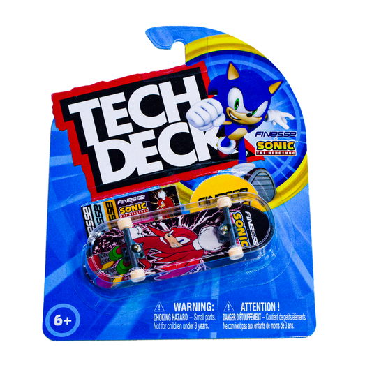 Tech Deck Finesse Sonic Knuckles fingerboard 96mm trucks metal accesorios colección