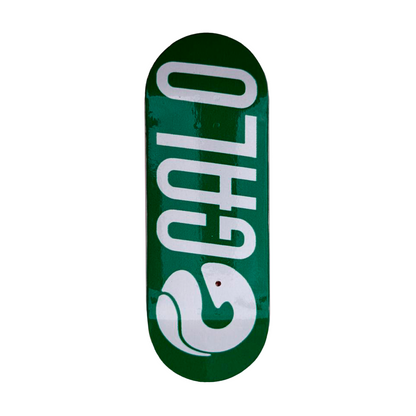 Deck fingerboard Galo Team Model verde tabla artesanal madera prensada Chile
