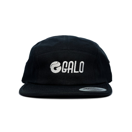 Jockey five panel negro logo Galofingerboard ropa oficial fingerboard Chile
