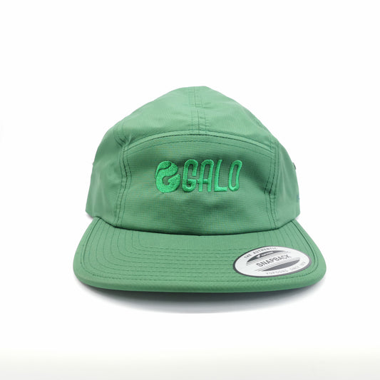 Jockey five panel verde logo Galofingerboard ropa oficial fingerboard Chile