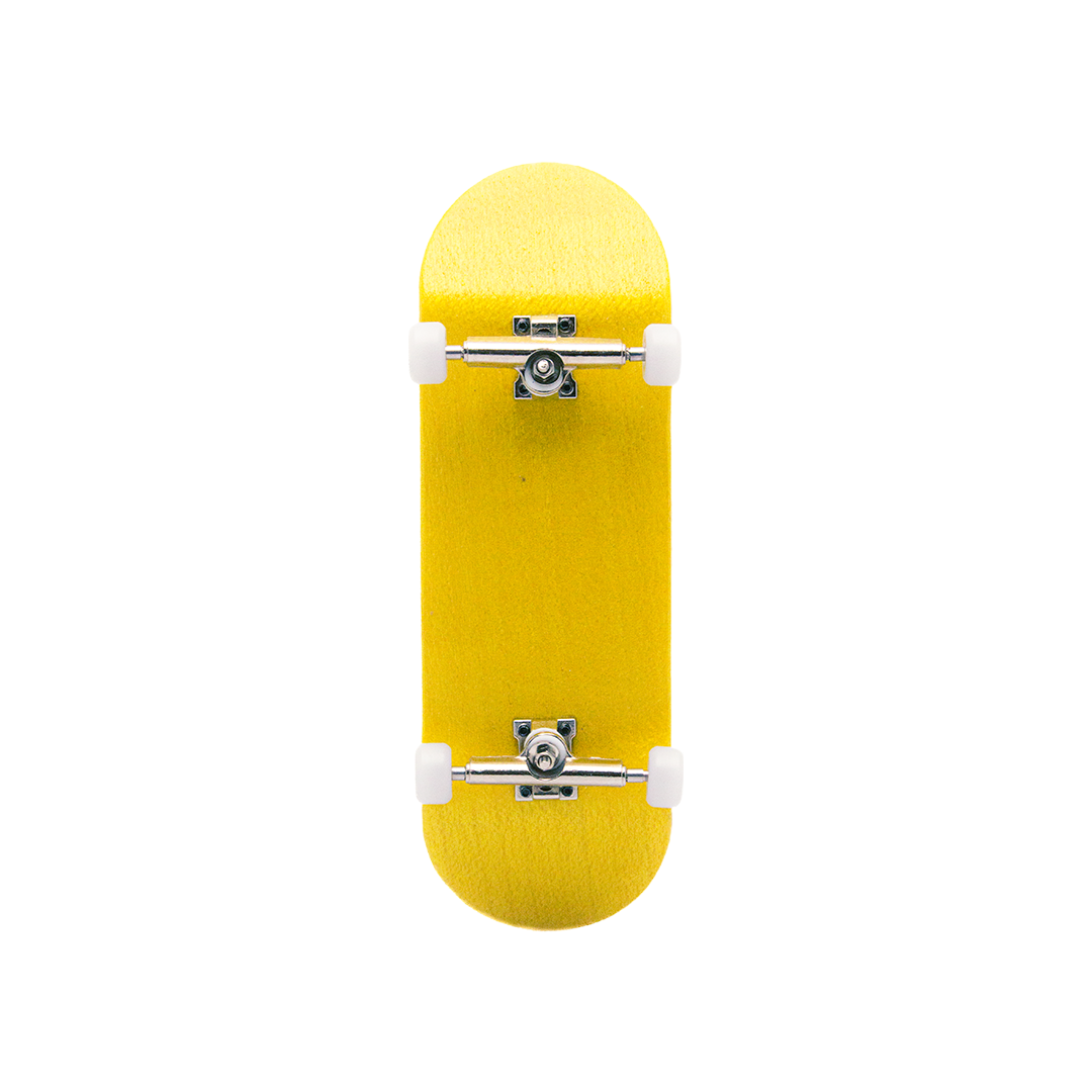 Fingerboard completo amarillo 32mm setup económico Galofingerboard Chile