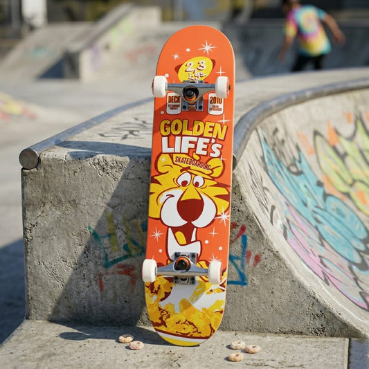 Tabla Completa de Skate para Niños Life KIDS Tiger 8.0" – Setup Ideal para Empezar a Patinar desde Cero