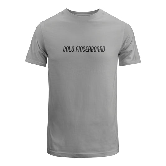 Polera Galo Gris - TEXTO Negro